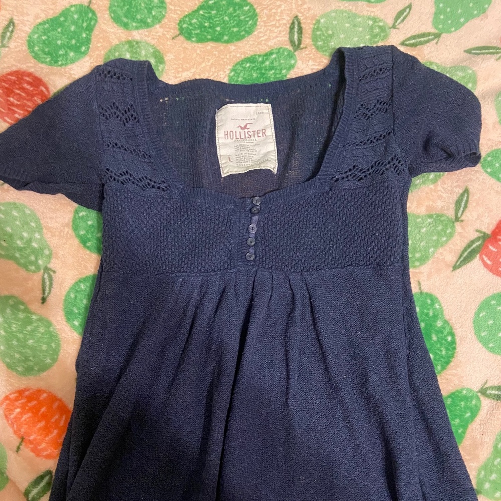 Vintage Hollister, cute knitted tee